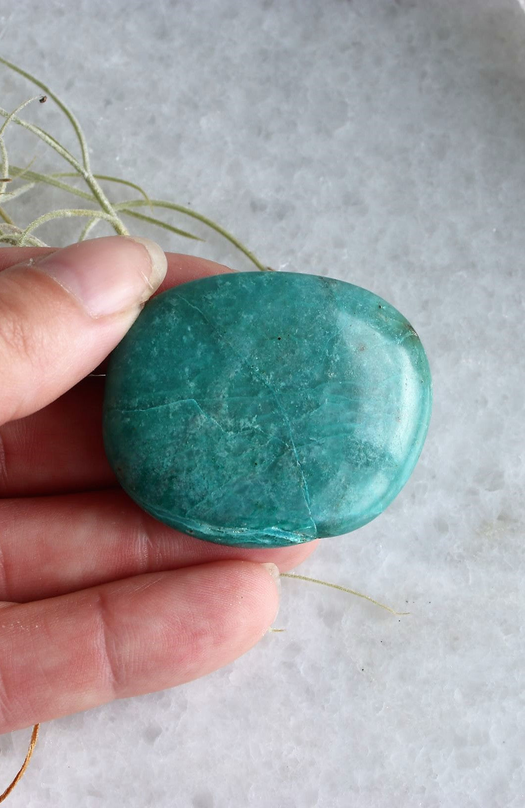 Chrysocolla Palm Stone